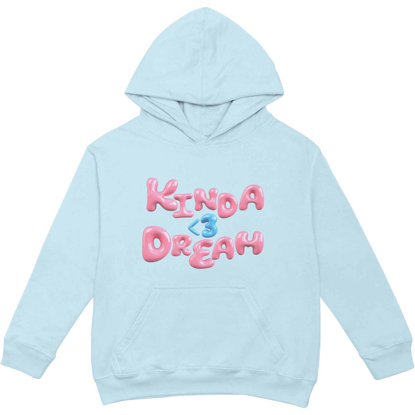 KD GLOSSY HOODIE - AZZURRO