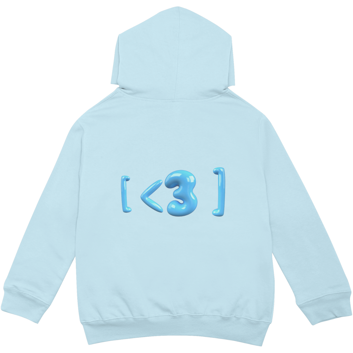 KD GLOSSY HOODIE - AZZURRO