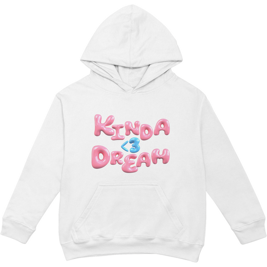 KD GLOSSY HOODIE - BIANCO